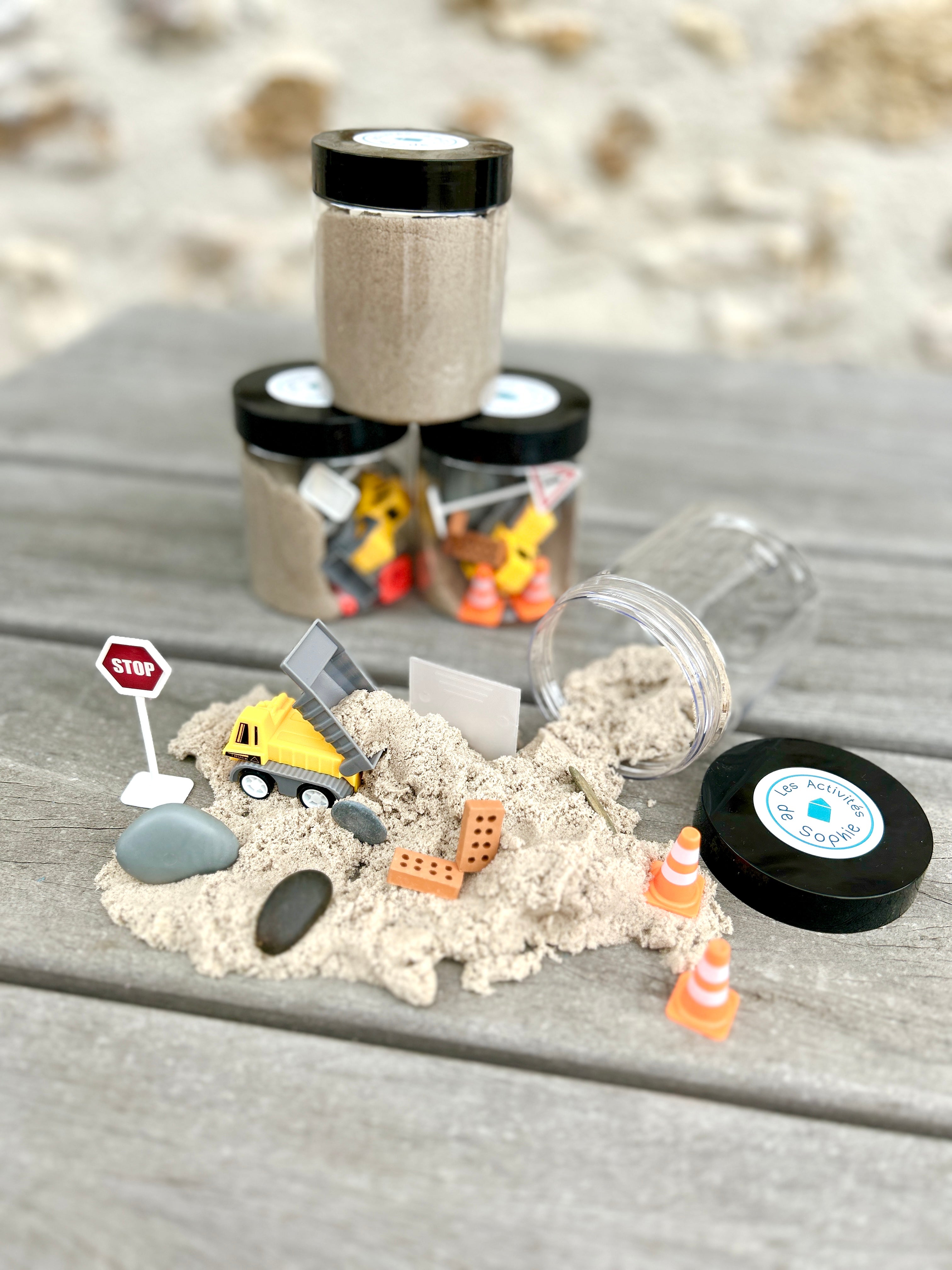 kit sensoriel thème du chantier