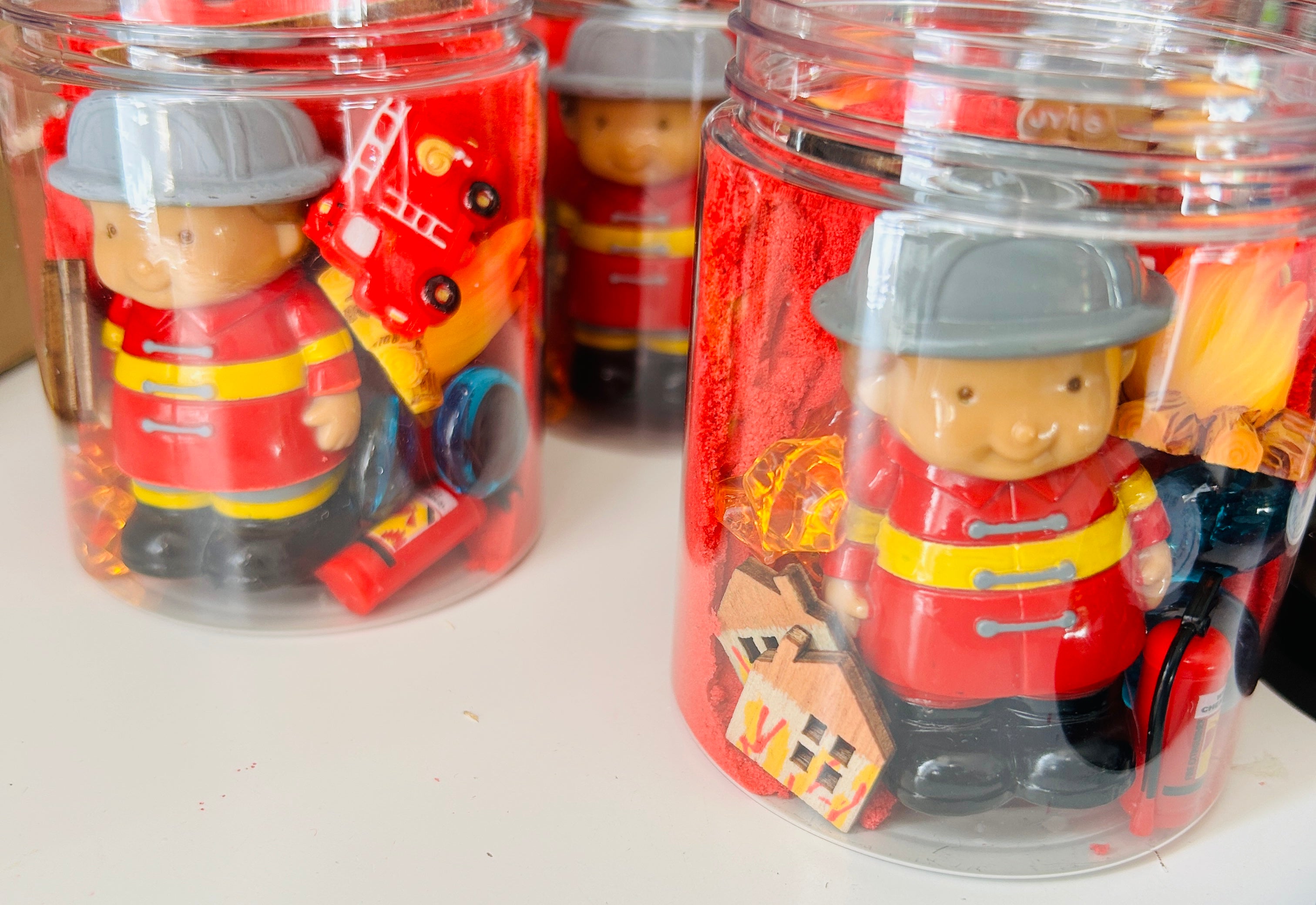 kit sensoriel thème des pompiers