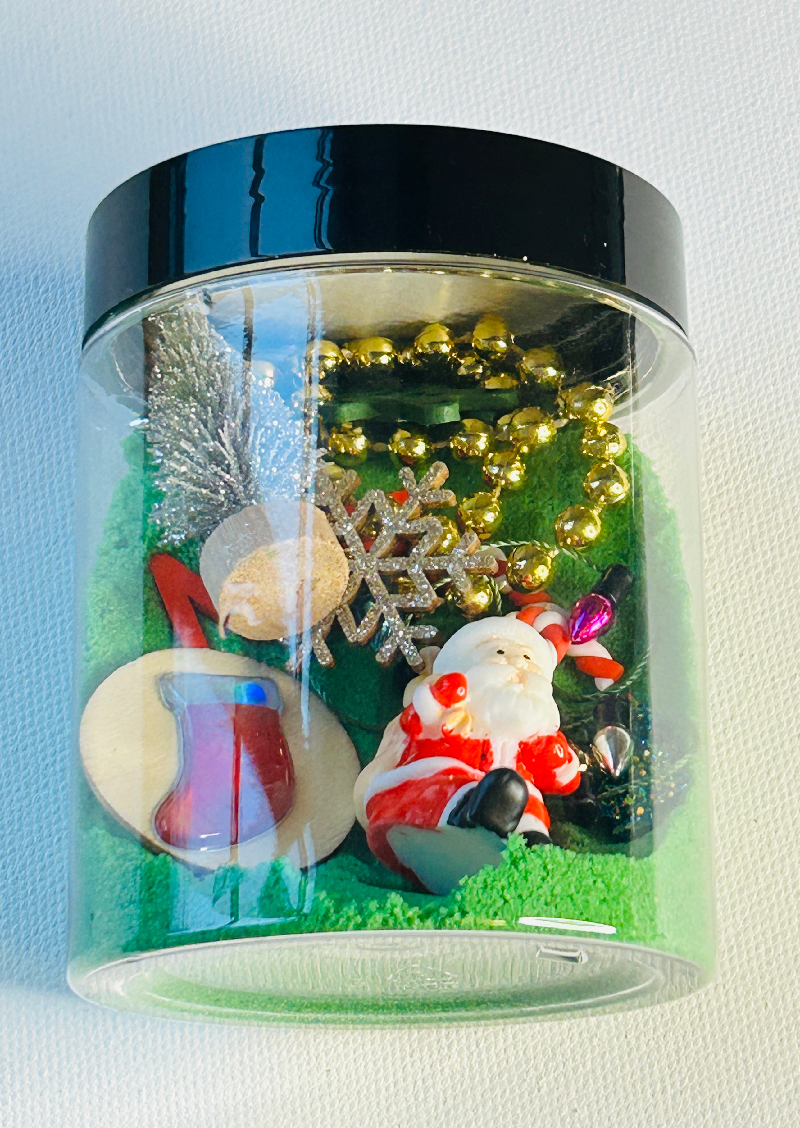 kit sensoriel avec sable magique sur le thème de Noël